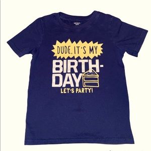 Boy birthday shirt